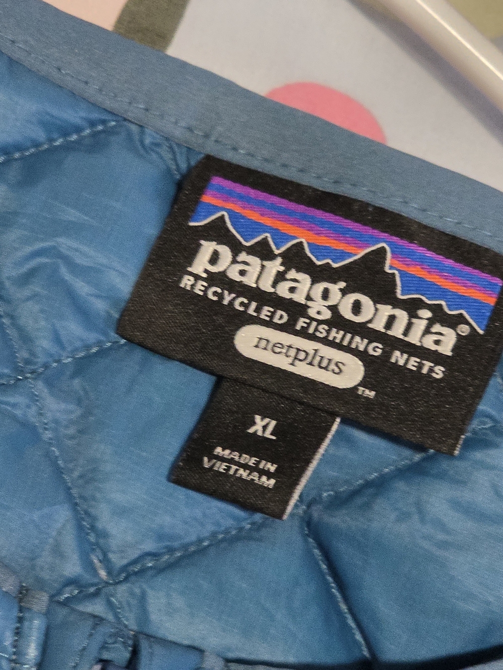 Patagonia Women’s AlpLight Down Quilted Pullover Jacket - Teal Blue - Picture 9 of 9